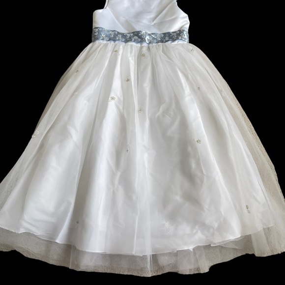 Mori Lee by Madeline Gardner Girls Flower Girl Special Occasion Dress Size 5/6 - Picture 3 of 11